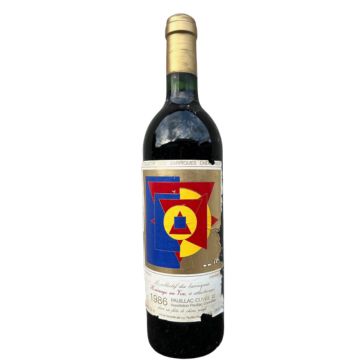 Collectif des Barriques Pauillac Cuvée 1986 (zeer beschadigd label)