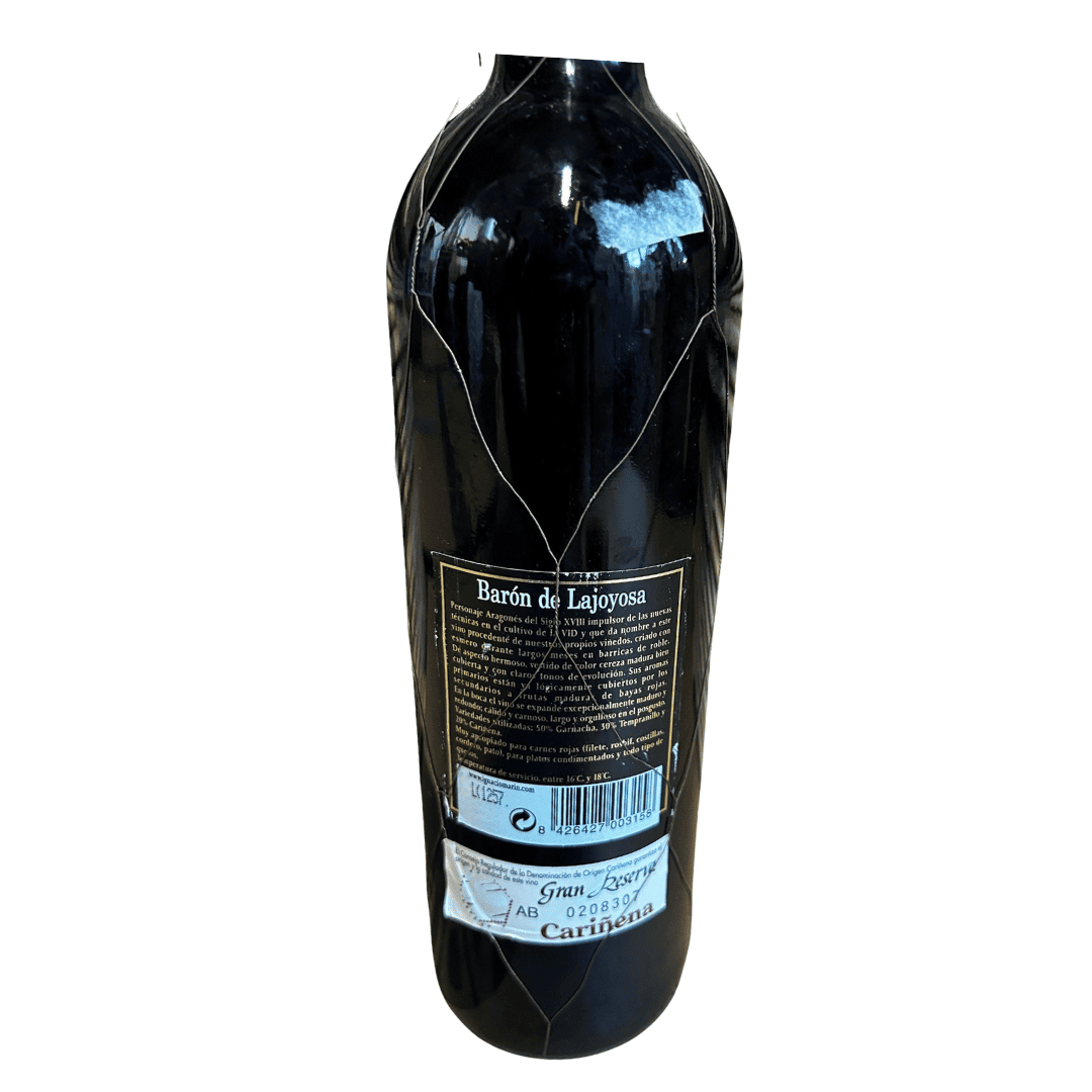 Baron de Lajoyosa 1998 Backlabel