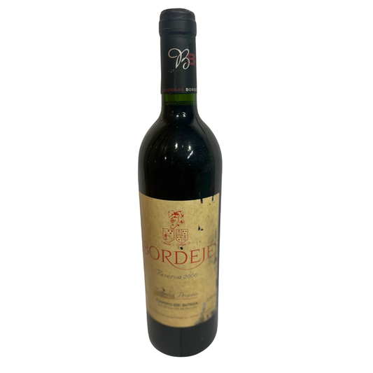 Bordejé Reserva 2000 (Bad Label)