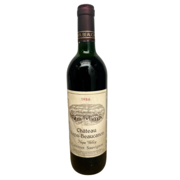 Chateau Napa-Beaucanon 1986