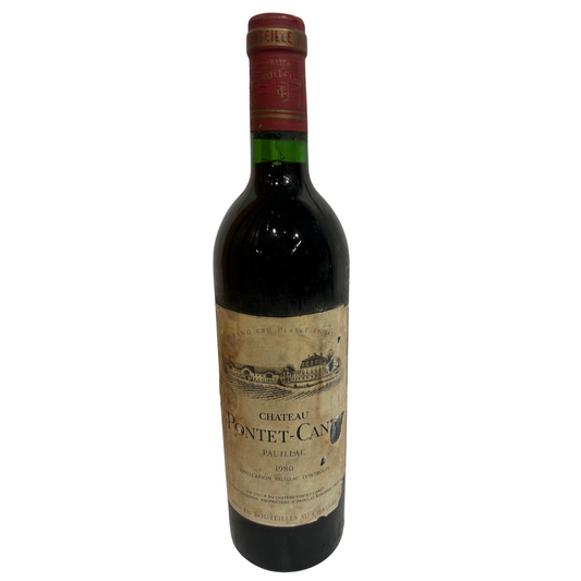 Château Pontet Canet 1980 (Bad Label)