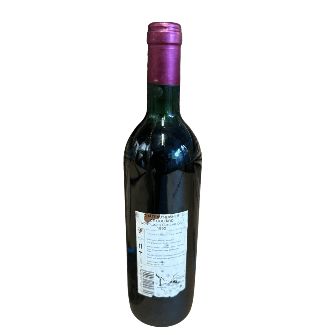 Château Roches Guitard 1993 Backlabel