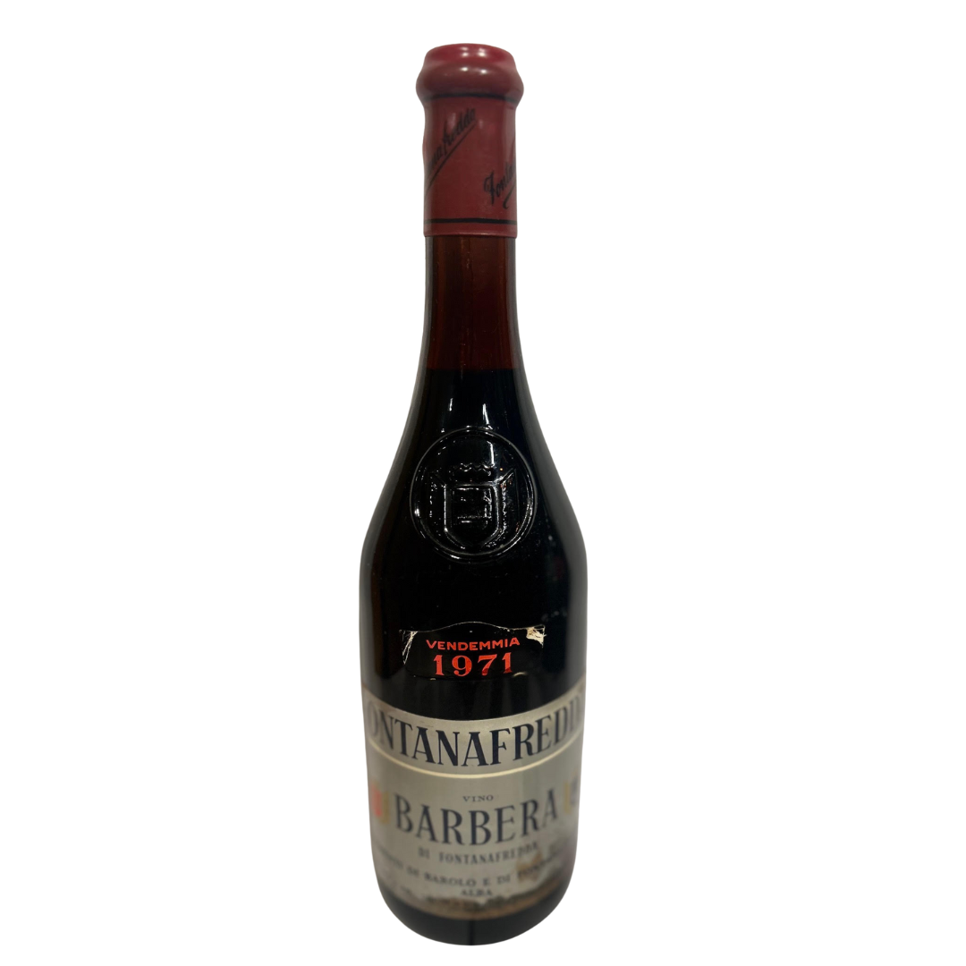 Fontanafredda Barbera 1971 (Bad Label)