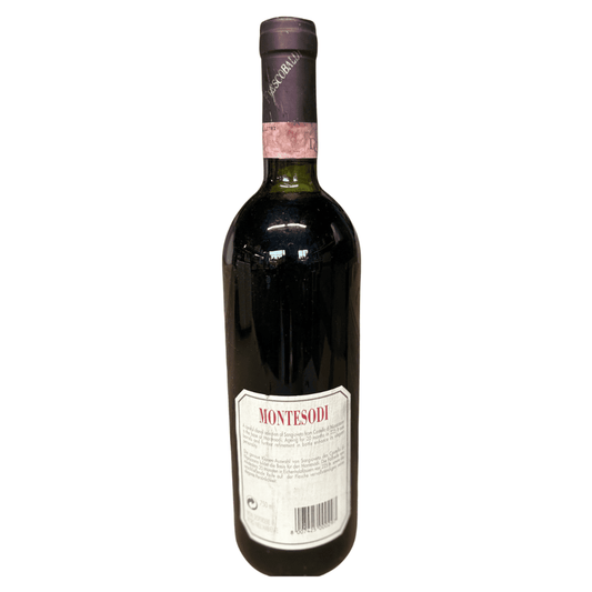 Frescobaldi Montesodi 1993 Backlabel