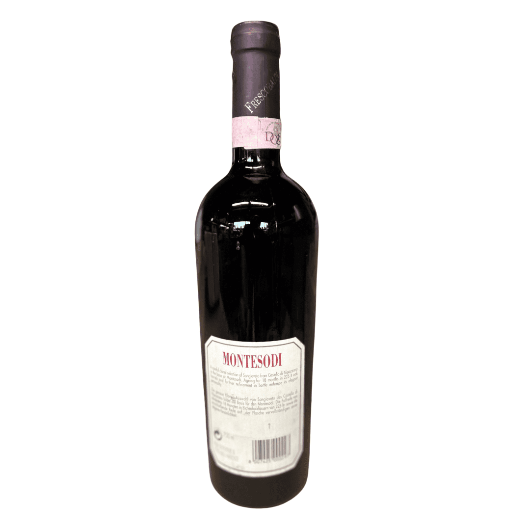 Frescobaldi Montesodi 1996 Backlabel