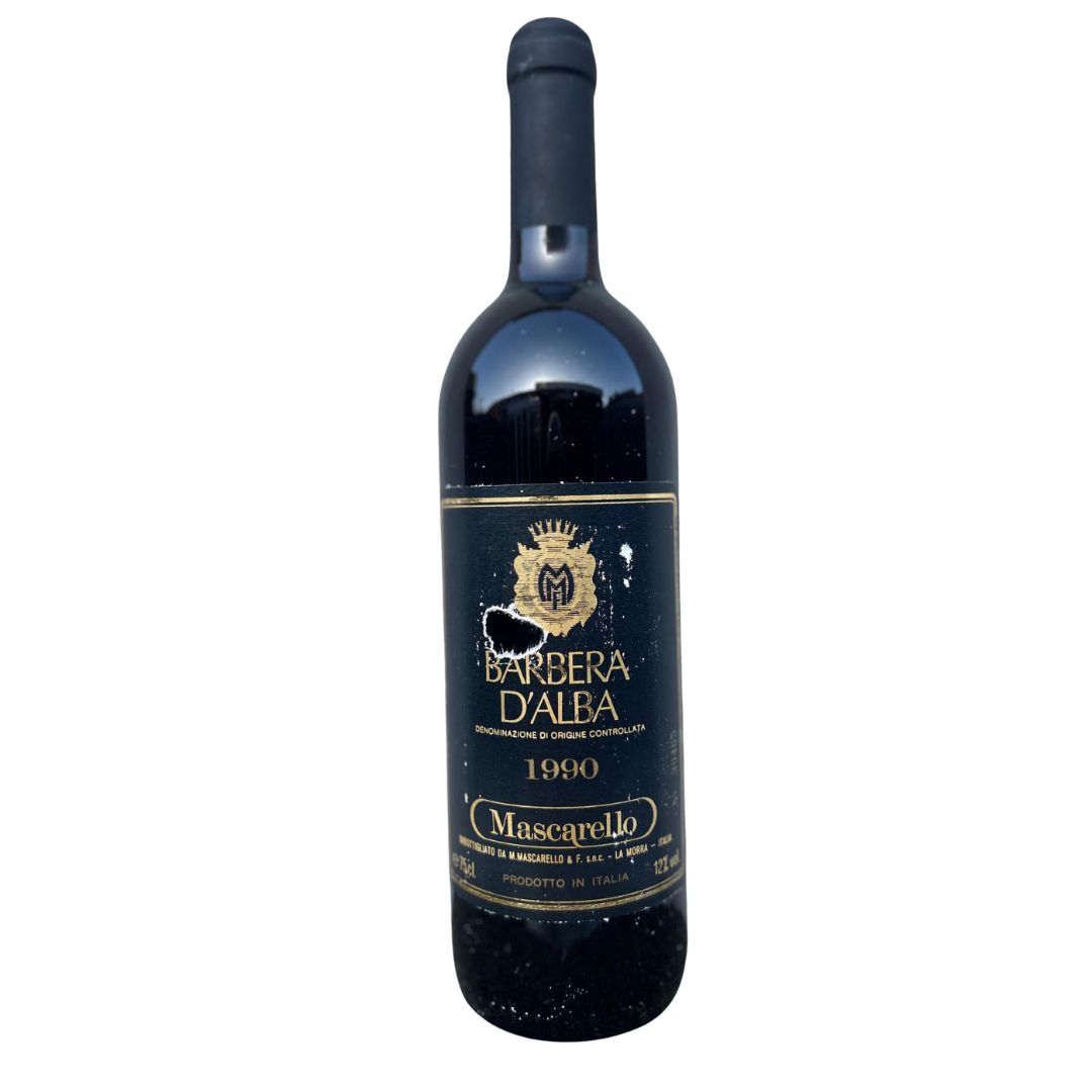 Mascarello Barbera d'Alba 1990 (Bad Label)