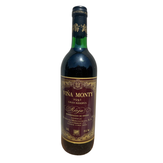 Vina Monty Rioja Gran Reserva 1981
