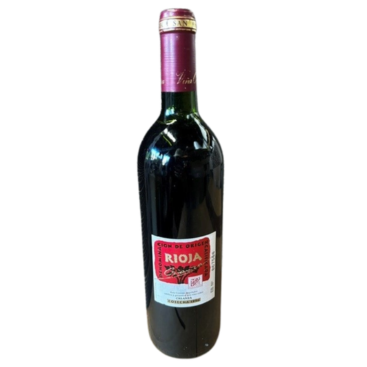 Bodegas Perica Viña Olagosa Rioja Crianza 1996 Backlabel